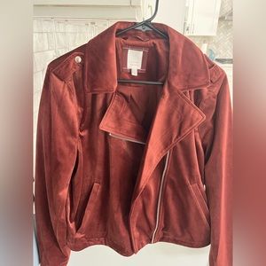 Women’s LC Lauren Conrad Suede Moto Jacket